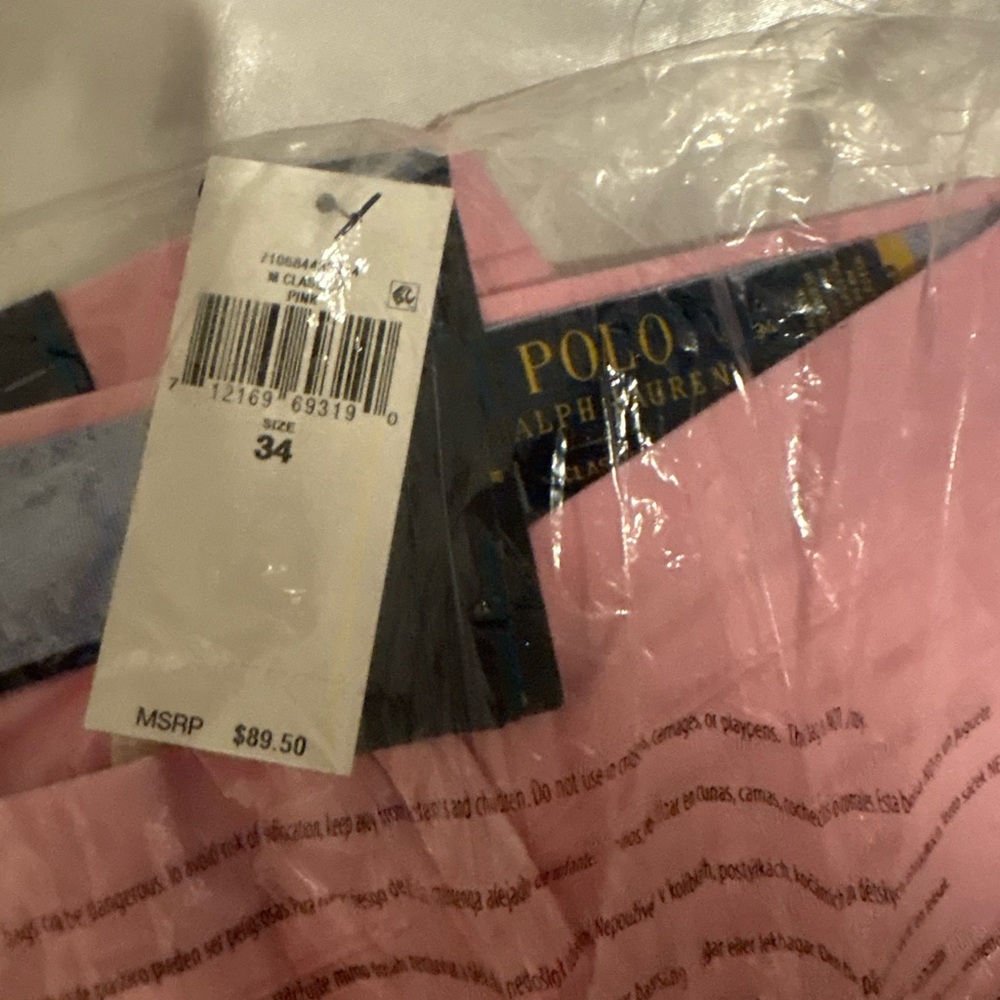 Polo by Ralph Lauren Classic Pink Apparel